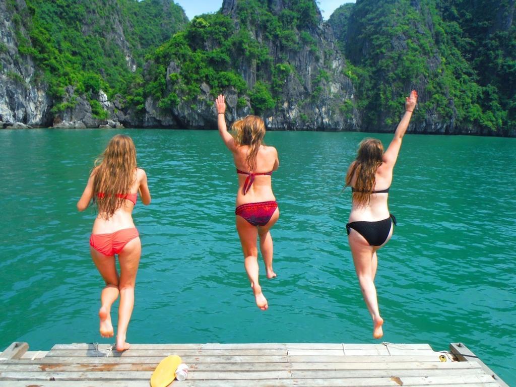 Golden Star Cruise Hotel Nan Giang Eksteriør billede